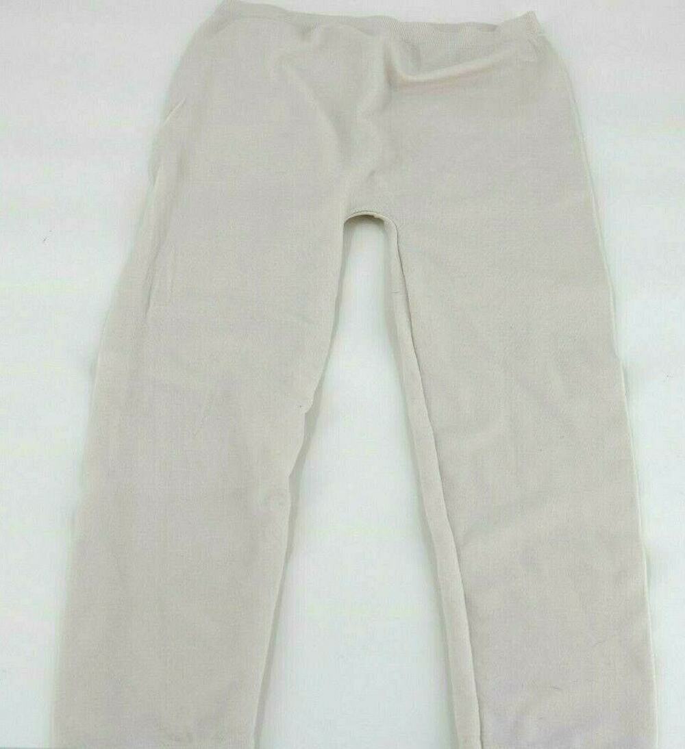 Solo Girls Kids Thick White Knit Tights Youth Size Large